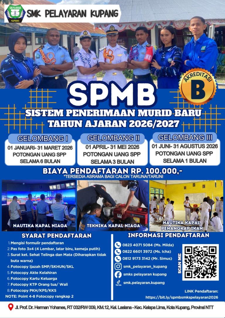 smk pelayaran kupang spmb