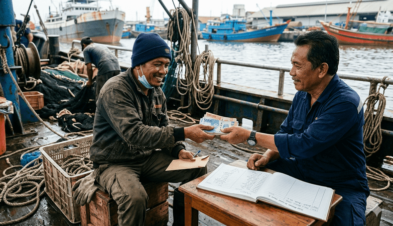 gaji abk kapal berapa