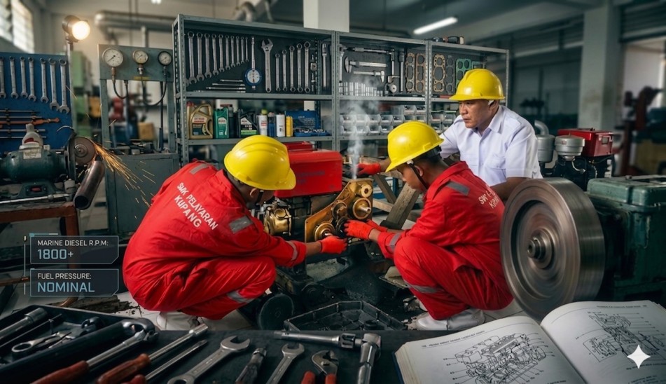 bengkel mesin smk pelayaran