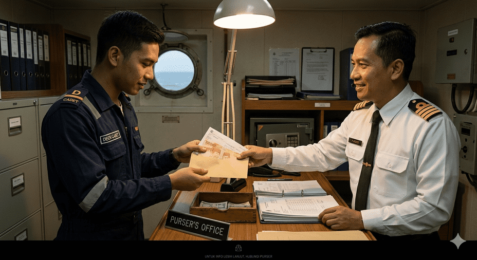 gaji kadet kapal saat praktek laut