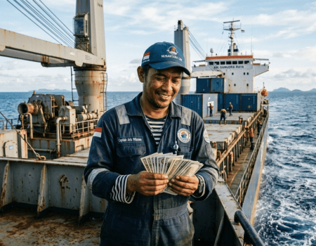 gaji pelaut lulusan smk berapa