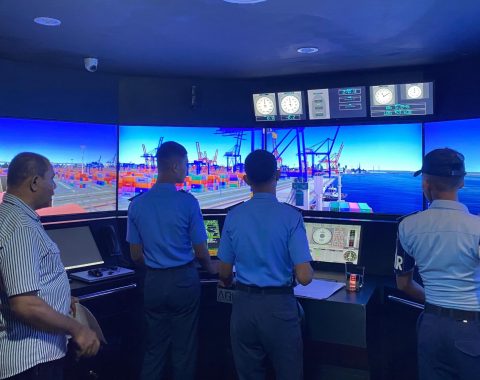 bridge simulator di smk pelayaran kupang