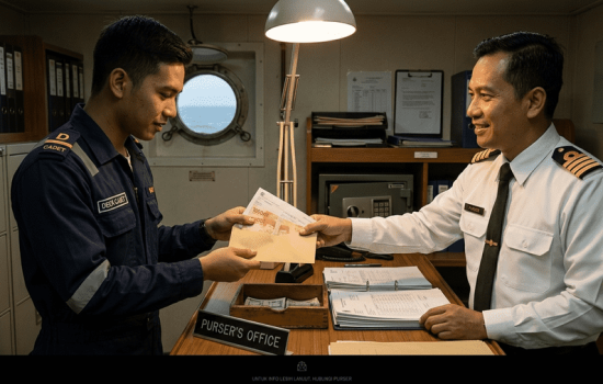 gaji kadet kapal saat praktek laut